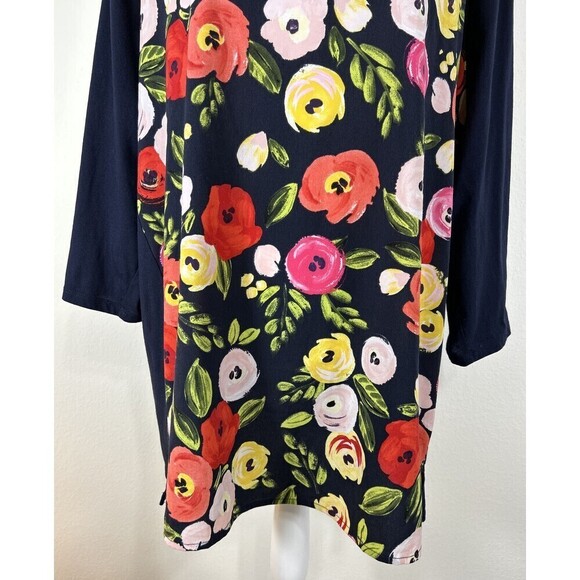 Lane Bryant Plus Size Floral Print Pullover Blouse Plus Size 22/24 - Picture 10 of 11